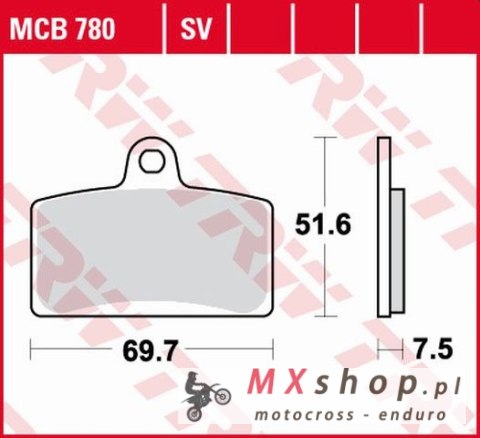 TRW ZF KLOCKI HAMULCOWE KH399 ORGANIC APRILIA RS4 50 11-, RS4 125 11-, TUONO 125 17-, PRZÓD TRW ZF KLOCKI HAMULCOWE KH399 ORGANIC APRILIA RS4 50 11-, RS4 125 11-, TUONO 125 17-, PRZÓD