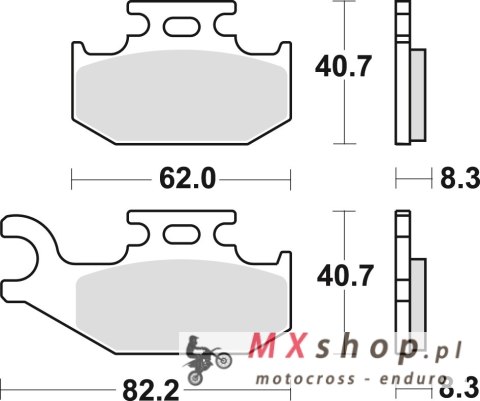 TRW ZF KLOCKI HAMULCOWE KH414 SINTER OFFROAD SUZUKI LTA 400 08-, LTA 450 06-12, LTA 500 09-, LTA 750 08-, TRW ZF KLOCKI HAMULCOWE KH414 SINTER OFFROAD SUZUKI LTA 400 08-, LTA 450 06-12, LTA 500 09-, LTA 750 08-,