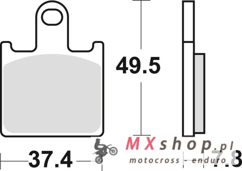 TRW ZF KLOCKI HAMULCOWE KH417 SINTER STREET KAWASAKI ZX6R 07-16, Z 750 11-14, PRZÓD TRW ZF KLOCKI HAMULCOWE KH417 SINTER STREET KAWASAKI ZX6R 07-16, Z 750 11-14, PRZÓD