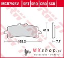 TRW ZF KLOCKI HAMULCOWE KH447 SINTER STREET APRILIA RSV4 09-, DUCATI V4 PANIGALE 18-, PANIGALE 1299 15-, KAWASAKI H2 15-, ZX10R 