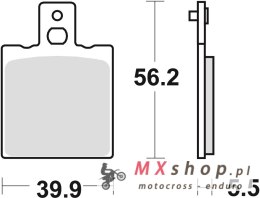 TRW ZF KLOCKI HAMULCOWE KH47/2 ORGANIC YAMAHA TZR 125 91-95, TYŁ