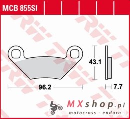 TRW ZF KLOCKI HAMULCOWE KH475 SINTER OFFROAD POLARIS SPORTSMAN 500 08-, SPORTSMAN 850 15-, FOREST / SCRAMBLER 1000 15-, PRZÓD/TY