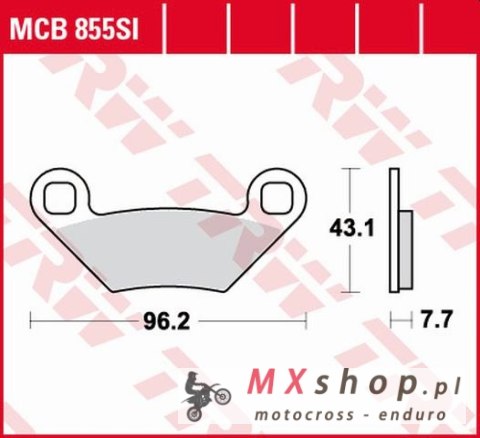 TRW ZF KLOCKI HAMULCOWE KH475 SINTER OFFROAD POLARIS SPORTSMAN 500 08-, SPORTSMAN 850 15-, FOREST / SCRAMBLER 1000 15-, PRZÓD/TY TRW ZF KLOCKI HAMULCOWE KH475 SINTER OFFROAD POLARIS SPORTSMAN 500 08-, SPORTSMAN 850 15-, FOREST / SCRAMBLER 1000 15-, PRZÓD/TY