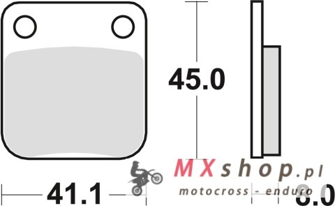 TRW ZF KLOCKI HAMULCOWE KH54 ORGANIC HONDA CG 125 04-08, CRF 150 03-16, KAWASAKI KX 65 00-,KLX 125 10-13, SUZUKI DR 125 91-00, D TRW ZF KLOCKI HAMULCOWE KH54 ORGANIC HONDA CG 125 04-08, CRF 150 03-16, KAWASAKI KX 65 00-,KLX 125 10-13, SUZUKI DR 125 91-00, D