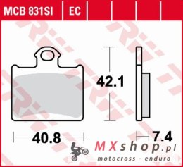 TRW ZF KLOCKI HAMULCOWE KH602 SINTER OFFROAD KTM E-SM FREERIDE ELECTRIC 14-, SX 85 11-, 250 FREERIDE 14-, 350 FREERIDE 12-17, HU