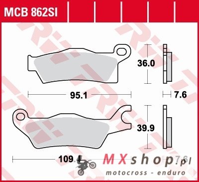 TRW ZF KLOCKI HAMULCOWE KH618 SPIEK METALICZNY SINTER OFFROAD CAN-AM OUTLANDER 800 / 1000 12-, RENEGADE 1000 12-, LEWY PRZÓD TRW ZF KLOCKI HAMULCOWE KH618 SPIEK METALICZNY SINTER OFFROAD CAN-AM OUTLANDER 800 / 1000 12-, RENEGADE 1000 12-, LEWY PRZÓD