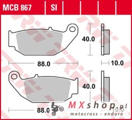 TRW ZF KLOCKI HAMULCOWE KH629 SINTER HONDA CB 125 R / 300 R 18-, CRF 250 L 13-17, SUZUKI GSX-R / S 18-, TYŁ
