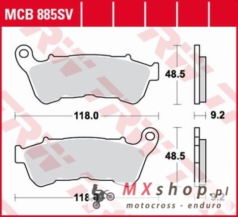 TRW ZF KLOCKI HAMULCOWE KH640 SINTER STREET HARLEY-DAVIDSON XL 883 14-19, XL 1200 14-19, PRZÓD TRW ZF KLOCKI HAMULCOWE KH640 SINTER STREET HARLEY-DAVIDSON XL 883 14-19, XL 1200 14-19, PRZÓD