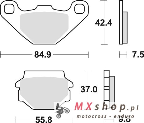 TRW ZF KLOCKI HAMULCOWE KH67 ORGANIC APRILIA PEGASO 650 91-00, KAWASAKI KLR 250 84-05, GPZ 500 88-04, KLE 500 91-07, KL / KLR 60 TRW ZF KLOCKI HAMULCOWE KH67 ORGANIC APRILIA PEGASO 650 91-00, KAWASAKI KLR 250 84-05, GPZ 500 88-04, KLE 500 91-07, KL / KLR 60