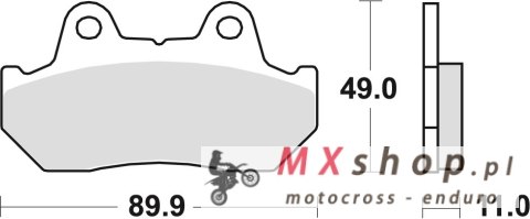 TRW ZF KLOCKI HAMULCOWE KH69/3 SINTER STREET HONDA CBR 600 / XL 600 V 87-90, CX 650 / TURBO 83-85, CB 750 / CB 900 BOLDOR 81-83, TRW ZF KLOCKI HAMULCOWE KH69/3 SINTER STREET HONDA CBR 600 / XL 600 V 87-90, CX 650 / TURBO 83-85, CB 750 / CB 900 BOLDOR 81-83,