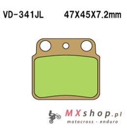 VESRAH KLOCKI HAMULCOWE KH137 SPIEK METALICZNY (MADE IN JAPAN)