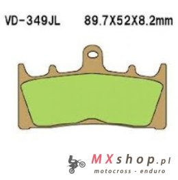 VESRAH KLOCKI HAMULCOWE KH188 SPIEK METALICZNY (ZŁOTE) (MADE IN JAPAN)