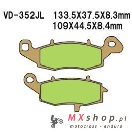 VESRAH KLOCKI HAMULCOWE KH229 (MADE IN JAPAN)