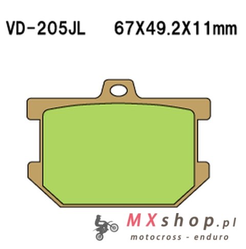 VESRAH KLOCKI HAMULCOWE KH34 SPIEK METALICZNY (ZŁOTE) YAMAHA SR500 76-81, XS,XV (MADE IN JAPAN) VESRAH KLOCKI HAMULCOWE KH34 SPIEK METALICZNY (ZŁOTE) YAMAHA SR500 76-81, XS,XV (MADE IN JAPAN)