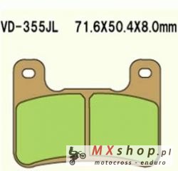 VESRAH KLOCKI HAMULCOWE KH379 SPIEK METALICZNY (ZŁOTE) GSXR 750 '04-'09 GSXR 1000 '04-'09 ZX 10R '08-'10 KH379 (MADE IN JAPAN) VESRAH KLOCKI HAMULCOWE KH379 SPIEK METALICZNY (ZŁOTE) GSXR 750 '04-'09 GSXR 1000 '04-'09 ZX 10R '08-'10 KH379 (MADE IN JAPAN)