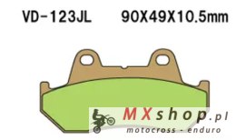VESRAH KLOCKI HAMULCOWE KH69/2 SPIEK METALICZNY (ZŁOTE) (MADE IN JAPAN)
