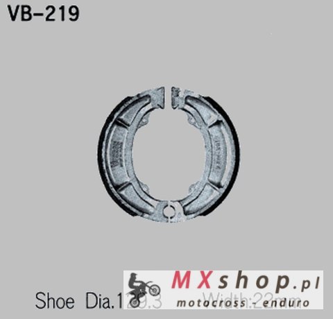 VESRAH SZCZĘKI HAMULCOWE YAMAHA YZ 125 '76-'83, YZ 250 '74-'80, YZ 400 '76-'79 (PRZÓD) (MADE IN JAPAN) VESRAH SZCZĘKI HAMULCOWE YAMAHA YZ 125 '76-'83, YZ 250 '74-'80, YZ 400 '76-'79 (PRZÓD) (MADE IN JAPAN)