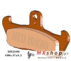 DELTA BRAKING KLOCKI HAMULCOWE KH134 - ZASTĘPUJE DB2190MX-D ORAZ DB2190QD-D DELTA BRAKING KLOCKI HAMULCOWE KH134 - ZASTĘPUJE DB2190MX-D ORAZ DB2190QD-D
