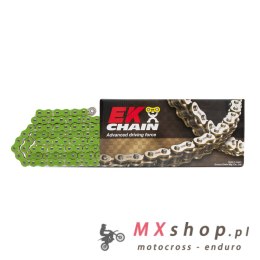 EK ŁAŃCUCH NAPĘDOWY EK520MVXZ2 120 QX-RING KOLOR ZIELONY (DO 1000CCM) (40,0KN) (MADE IN JAPAN) (ZAKUWKA)