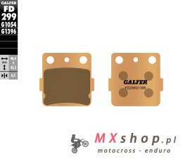 GALFER KLOCKI HAMULCOWE KH084/3 SPIEK METALICZNY (GRUBOŚĆ 6,5MM) (ZŁOTE) OFF ROAD
