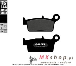GALFER KLOCKI HAMULCOWE KH131 PÓŁMETALICZNE SCOOTER (GRUBOŚĆ 8,9MM)
