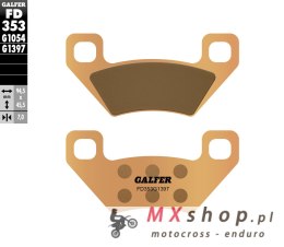 GALFER KLOCKI HAMULCOWE KH395 SPIEK METALICZNY (ZŁOTE) ATV