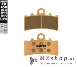 GALFER KLOCKI HAMULCOWE KH606 SPIEK METALICZNY (ZŁOTE) STREET