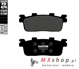 GALFER KLOCKI HAMULCOWE KH607 PÓŁMETALICZNE