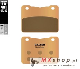 GALFER KLOCKI HAMULCOWE KH627 SPIEK METALICZNY (ZŁOTE) SYM 250/400/600