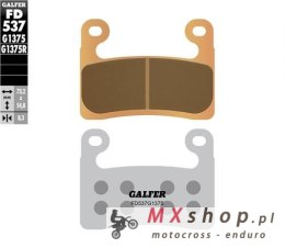 GALFER KLOCKI HAMULCOWE KH724 SPIEK METALICZNY (ZŁOTE) SPORT BMW S 1000RR '19-'23; S 1000XR '20-'23; R 1250GS '19-'23; R1250RT '
