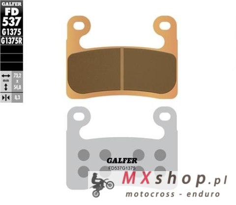 GALFER KLOCKI HAMULCOWE KH724 SPIEK METALICZNY (ZŁOTE) SPORT BMW S 1000RR '19-'23; S 1000XR '20-'23; R 1250GS '19-'23; R1250RT ' GALFER KLOCKI HAMULCOWE KH724 SPIEK METALICZNY (ZŁOTE) SPORT BMW S 1000RR '19-'23; S 1000XR '20-'23; R 1250GS '19-'23; R1250RT '