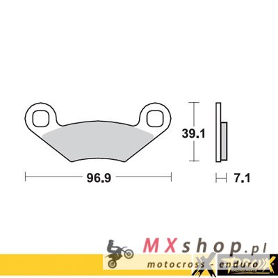 PROX KLOCKI HAMULCOWE KH159 POLARIS SPORTSMAN / SCRAMBLER / OUTLAW / XPLORER / TRAIL BLAZER / TRAIL BOSS PROX KLOCKI HAMULCOWE KH159 POLARIS SPORTSMAN / SCRAMBLER / OUTLAW / XPLORER / TRAIL BLAZER / TRAIL BOSS