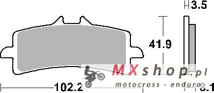 SBS KLOCKI HAMULCOWE KH447 TRACK AND SPORT SINTER KOLOR ZŁOTY (ZAMIENIA MIESZANKĘ RS) SBS KLOCKI HAMULCOWE KH447 TRACK AND SPORT SINTER KOLOR ZŁOTY (ZAMIENIA MIESZANKĘ RS)