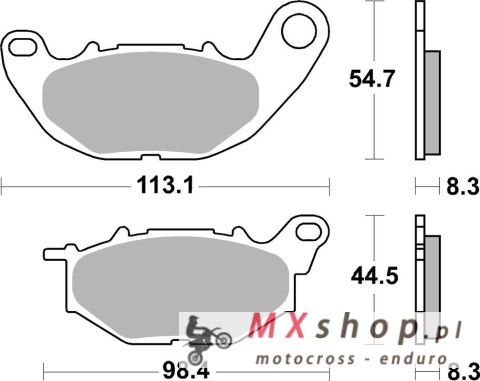 SBS KLOCKI HAMULCOWE KH663 PASUJE DO: YAMAHA YZF-R25 '15-'17, YZF-R3 '15-'17, MT-03 '16-'17, MT-25 '17 PRZÓD (ZAMIENIA MIESZANKĘ SBS KLOCKI HAMULCOWE KH663 PASUJE DO: YAMAHA YZF-R25 '15-'17, YZF-R3 '15-'17, MT-03 '16-'17, MT-25 '17 PRZÓD (ZAMIENIA MIESZANKĘ