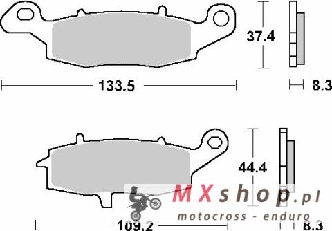 SBS PROMOCJA KLOCKI HAMULCOWE KH231 TRACK AND SPORT SINTER KOLOR ZŁOTY (ZAMIENIA MIESZANKĘ RS) SBS PROMOCJA KLOCKI HAMULCOWE KH231 TRACK AND SPORT SINTER KOLOR ZŁOTY (ZAMIENIA MIESZANKĘ RS)