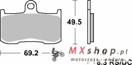 SBS PROMOCJA KLOCKI HAMULCOWE KH347 TRACK AND SPORT SINTER KOLOR ZŁOTY PASUJE DO: KAWASAKI Z800/1000, ZX-9R, INDIAN 1800, TRIUMP