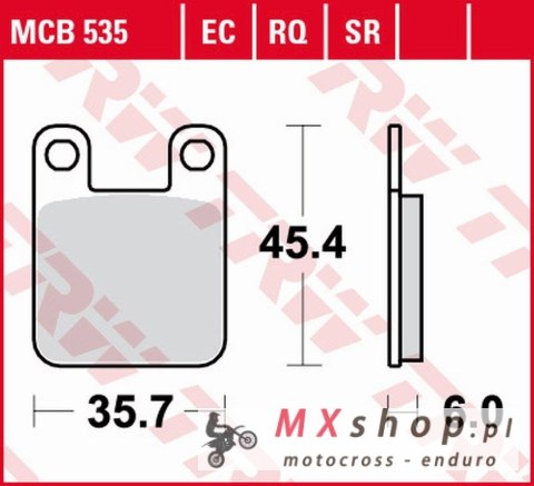 TRW ZF KLOCKI HAMULCOWE KH115 ORGANIC KTM SX 60 / 65 98-01, SUZUKI AY 50 97-06, YAMAHA TZR 50 03-, PRZÓD / TYŁ TRW ZF KLOCKI HAMULCOWE KH115 ORGANIC KTM SX 60 / 65 98-01, SUZUKI AY 50 97-06, YAMAHA TZR 50 03-, PRZÓD / TYŁ