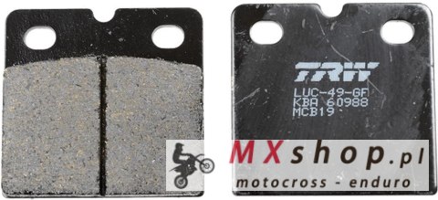 TRW ZF KLOCKI HAMULCOWE KH18 ORGANIC BMW R 80 GS / RT K1 / K 100 LT / RS 80-92, TRIUMPH BONNEVILLE 87-, PRZÓD/TYŁ TRW ZF KLOCKI HAMULCOWE KH18 ORGANIC BMW R 80 GS / RT K1 / K 100 LT / RS 80-92, TRIUMPH BONNEVILLE 87-, PRZÓD/TYŁ