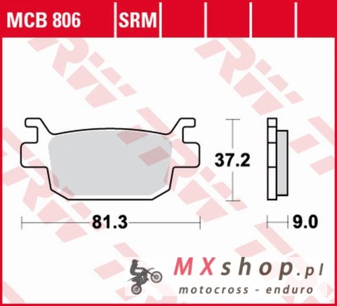 TRW ZF KLOCKI HAMULCOWE KH415 SINTER HONDA SILVER WING 125 07-13, TYŁ TRW ZF KLOCKI HAMULCOWE KH415 SINTER HONDA SILVER WING 125 07-13, TYŁ