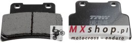 TRW ZF KLOCKI HAMULCOWE KH432 ORGANIC APRILIA RS 125 07-13, SL 750 07-16, SMV 750 17-, YAMAHA MT / YZF 125 14-19, PRZÓD