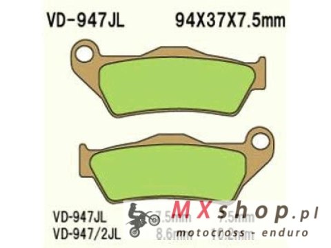 VESRAH KLOCKI HAMULCOWE KH181 SPIEK METALICZNY (ZŁOTE) KTM SX/EXC PRZÓD (MADE IN JAPAN) VESRAH KLOCKI HAMULCOWE KH181 SPIEK METALICZNY (ZŁOTE) KTM SX/EXC PRZÓD (MADE IN JAPAN)