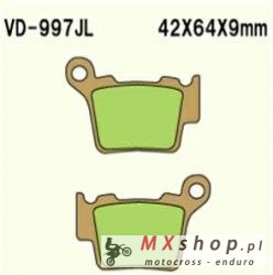 VESRAH KLOCKI HAMULCOWE KH368 SPIEK METALICZNY (ZŁOTE) (MADE IN JAPAN)