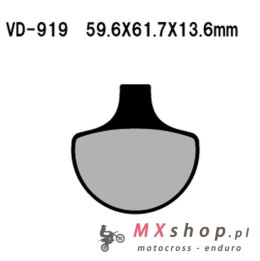 VESRAH KLOCKI HAMULCOWE KH94 HARLEY DAVIDSON PRZÓD (MADE IN JAPAN)