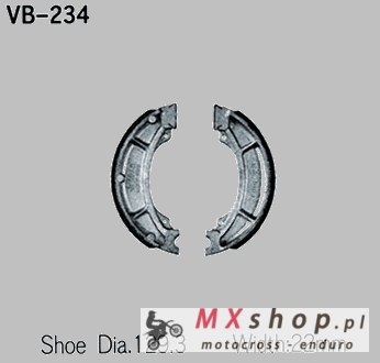 VESRAH SZCZĘKI HAMULCOWE YAMAHA YZ 125 '84, YZ 250 '82-84, YZ 465 '80-82, YZ 490 '82-84, IT 250 '84, IT 465 '81-82, IT 490 '82-8 VESRAH SZCZĘKI HAMULCOWE YAMAHA YZ 125 '84, YZ 250 '82-84, YZ 465 '80-82, YZ 490 '82-84, IT 250 '84, IT 465 '81-82, IT 490 '82-8
