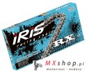 IRIS 415 RX-136 ŁAŃCUCH NAPĘDOWY (136-OGNIW) BEZ O-RINGÓW (OTWARTY + ZAPINKA) KOLOR SREBRNY (DO 85CCM)