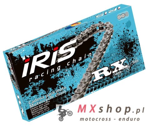 IRIS 415 RX-136 ŁAŃCUCH NAPĘDOWY (136-OGNIW) BEZ O-RINGÓW (OTWARTY + ZAPINKA) KOLOR SREBRNY (DO 85CCM) IRIS 415 RX-136 ŁAŃCUCH NAPĘDOWY (136-OGNIW) BEZ O-RINGÓW (OTWARTY + ZAPINKA) KOLOR SREBRNY (DO 85CCM)