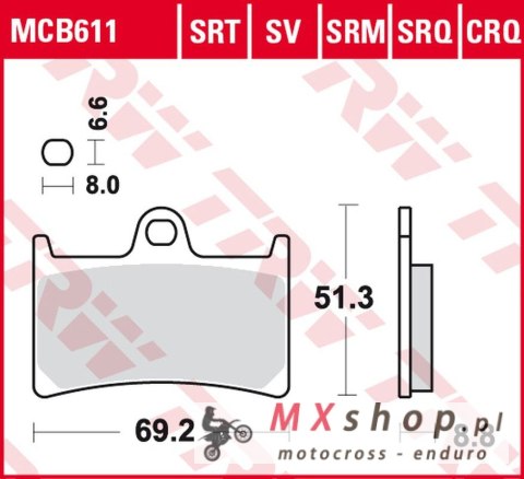 TRW ZF KLOCKI HAMULCOWE KH252 KH380 SINTER RACING YAMAHA FZ6 07-10, FZS 600 98-01, MT-07 14-17, TRACER 700 '16-, FZ8 10-16, MT-0 TRW ZF KLOCKI HAMULCOWE KH252 KH380 SINTER RACING YAMAHA FZ6 07-10, FZS 600 98-01, MT-07 14-17, TRACER 700 '16-, FZ8 10-16, MT-0