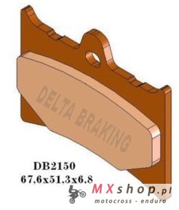 DELTA BRAKING KLOCKI HAMULCOWE KH126 PRZÓD APRILIA AF1 125 '88-'91, RS 125 '92-'05, TUONO 125 '03-'04, KTM EXC/MX 125 '87, GILER