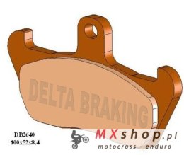 DELTA BRAKING KLOCKI HAMULCOWE KH163 PRZÓD CAGIVA MITO 125 '91-'92, SUPER CITY 125 '92-'00, W8 125/W12 350/W16 600 '93-'98, APRI
