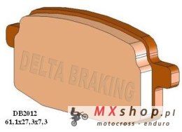 DELTA BRAKING KLOCKI HAMULCOWE KH169 PRZÓD ADLY SILVER/FOX 50 '01-'05, PEUGEOT CLIC 50 '08-'11, YAMAHA YA 100 GRAND AXIS '05, YW